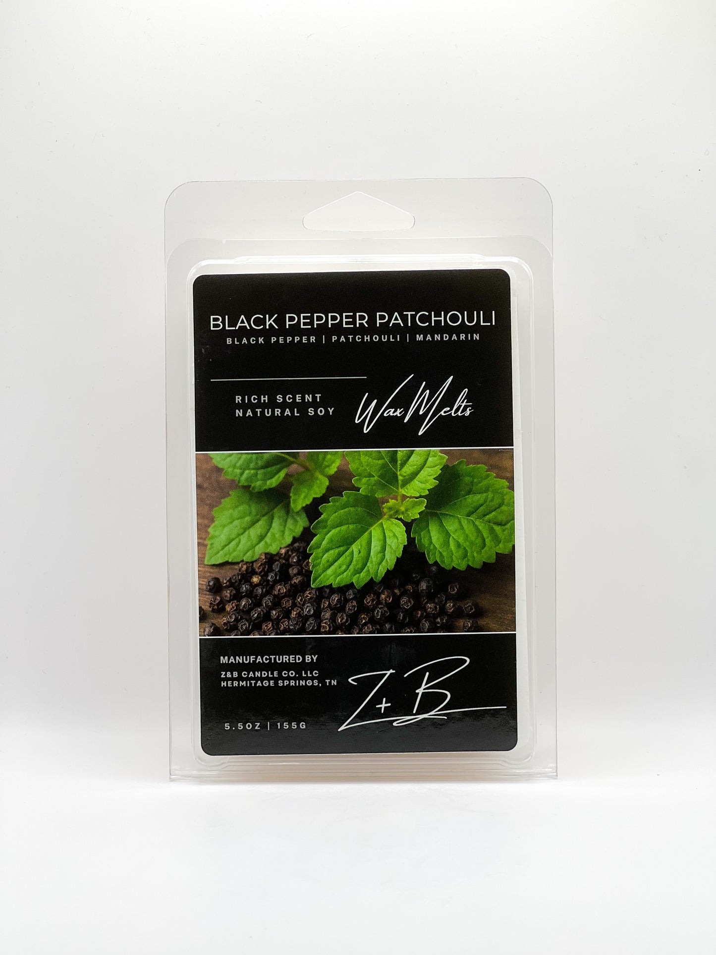 Black Pepper Patchouli Wax Melts 5.5 OZ