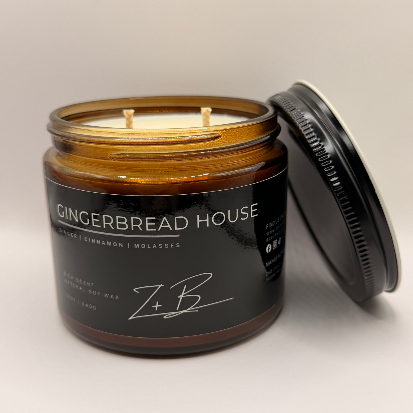Gingerbread House Candle