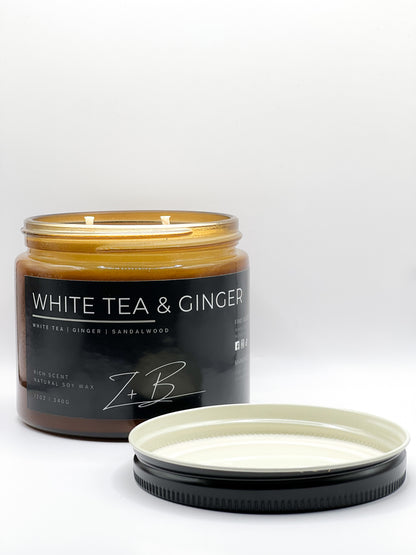 White Tea & Ginger Candle 12 OZ