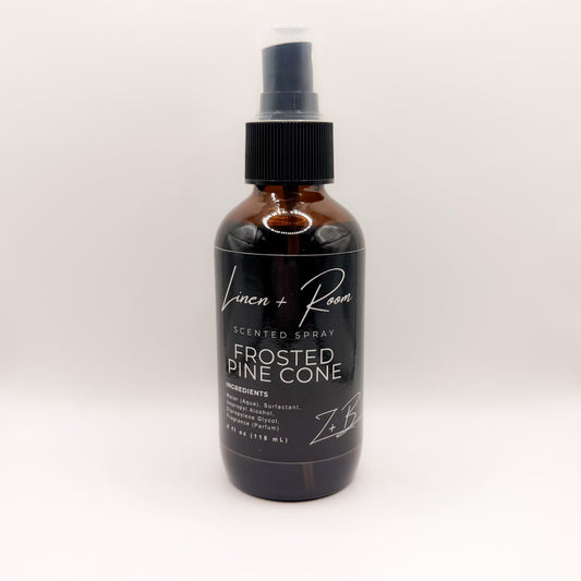 Frosted Pine Cone Linen + Room Spray