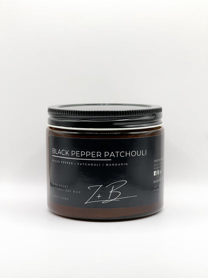 Black Pepper Patchouli Candle