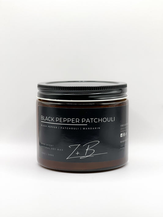 Black Pepper Patchouli Candle