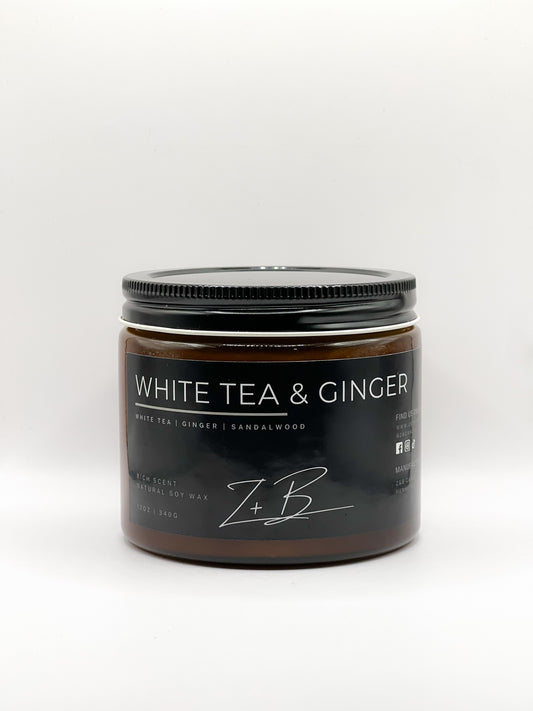 White Tea & Ginger Candle 12 OZ
