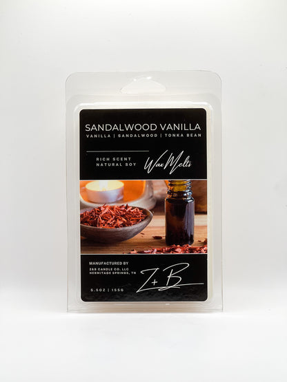 Sandalwood Vanilla Wax Melts 5.5 OZ