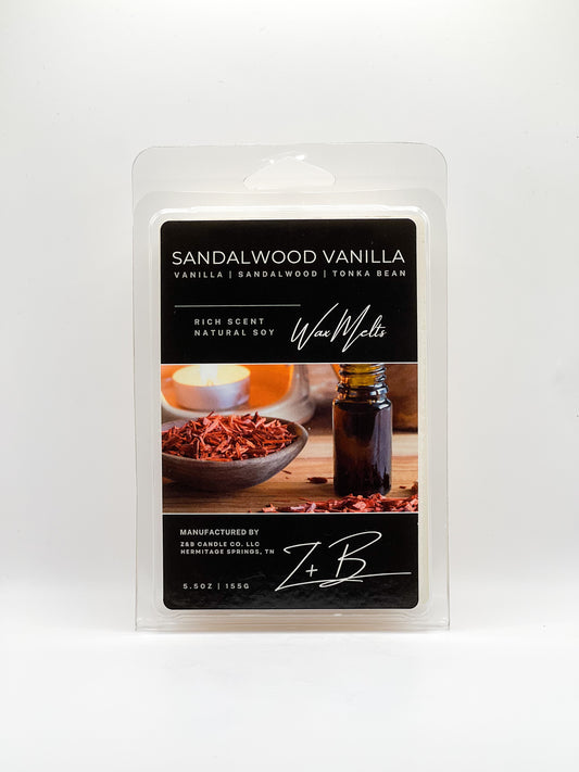 Sandalwood Vanilla Wax Melts