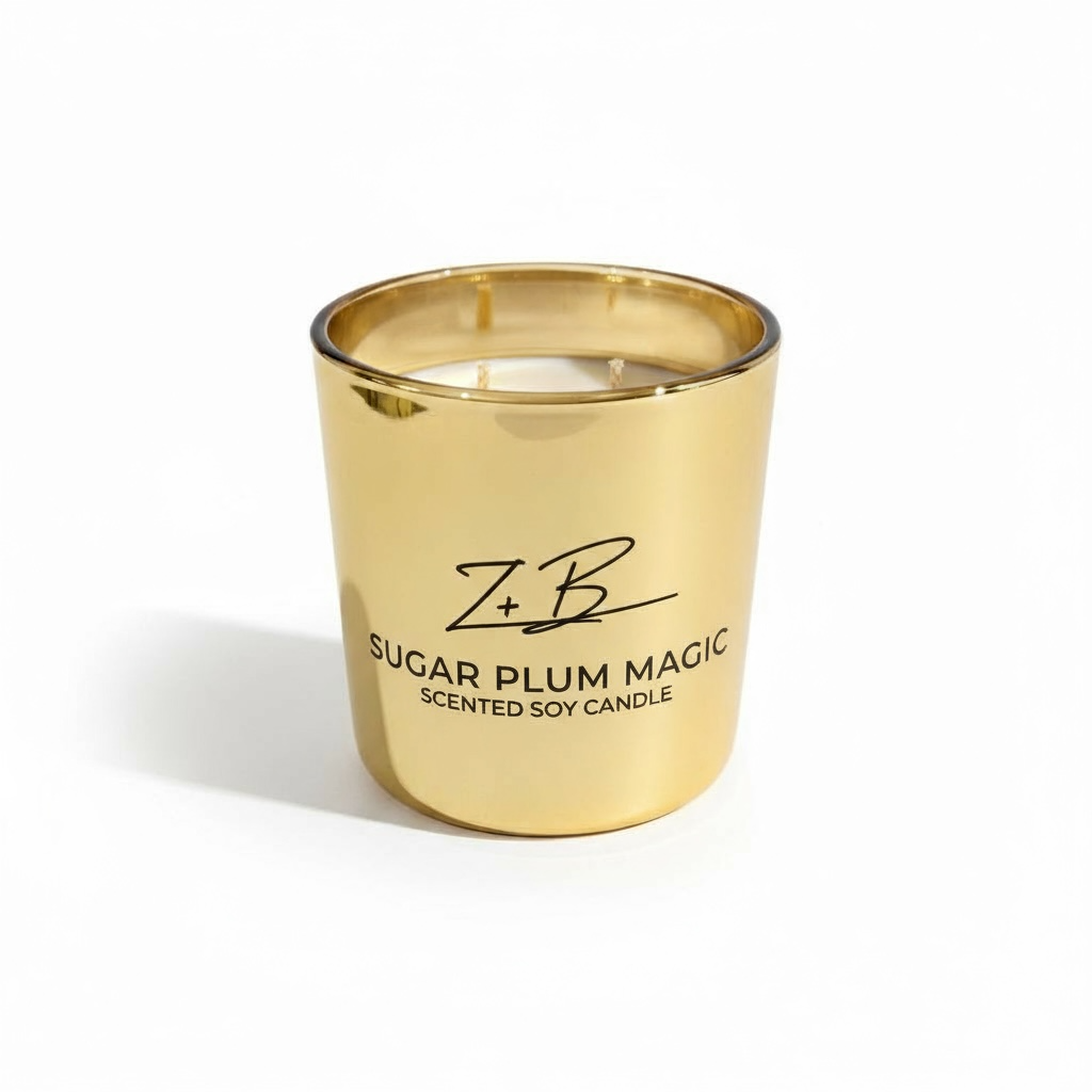 Sugar Plum Magic Candle - Gold Luxe