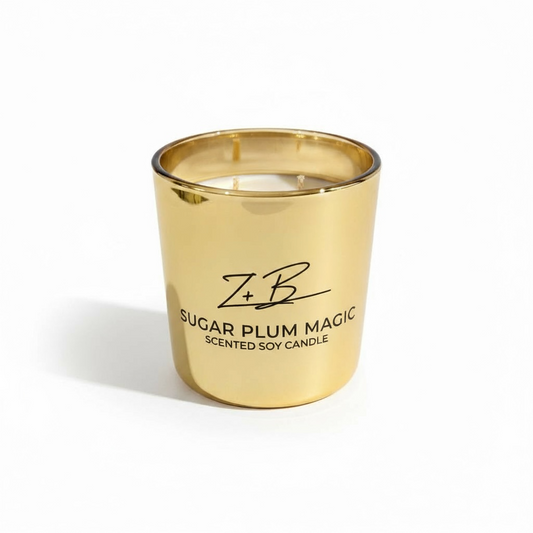 Sugar Plum Magic Candle - Gold Luxe