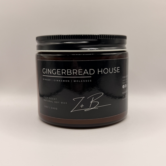 Gingerbread House Candle