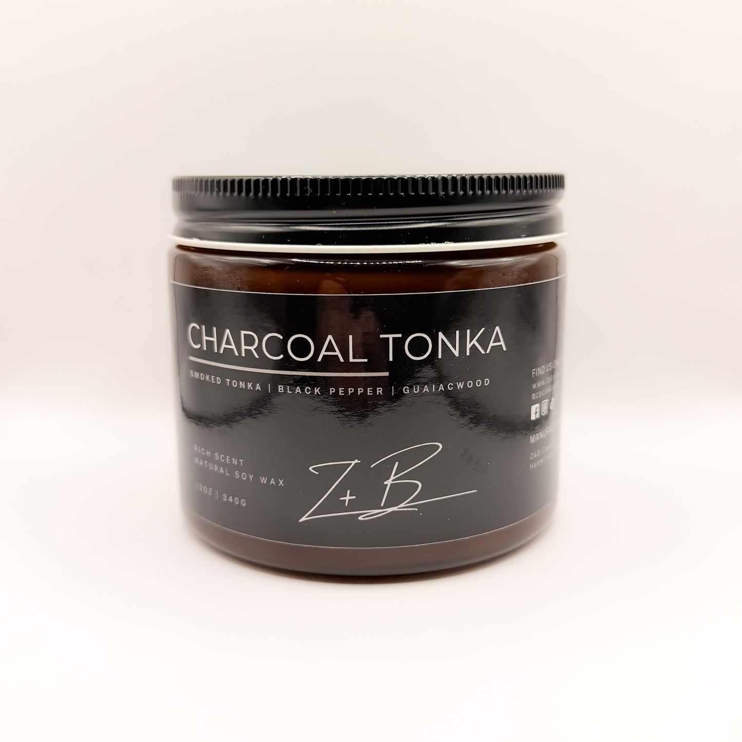 Charcoal Tonka Candle