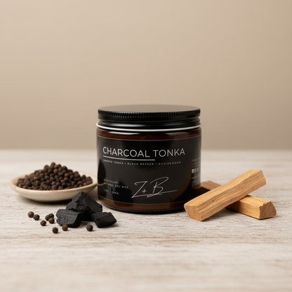 Charcoal Tonka Candle